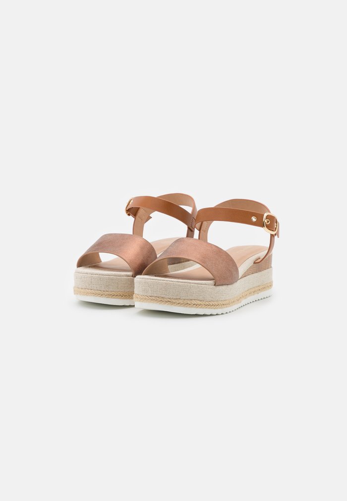 Sandales Anna Field COMFORT Wedge platform Boucle Marron Femme | YMP-2536999